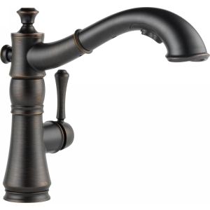 Delta Faucet 4197 RB DST Cassidy Single Handle Pull Out Kitchen Faucet