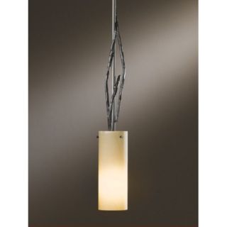 Hubbardton Forge Brindille with Glass 1 Light Pendant 18667 Glass Color Soft