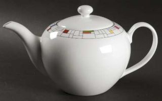 Lenox China Gramercy Park Teapot & Lid, Fine China Dinnerware   Kate Spade,Also