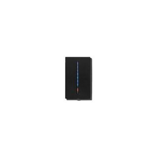 Lutron VTS6AMBBL Vierti Digital Switch, MultiLocation Black with Blue LED