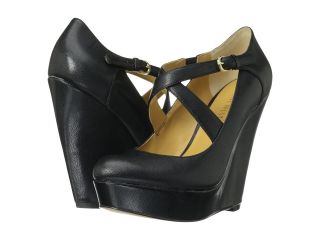 Nine West AllMine Womens Wedge Shoes (Black)