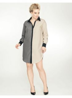 Lane Bryant Plus Size Colorblock tunic dress by Isabel Toledo     Womens Size