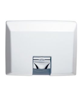 Dayton 1GVL6 Hand Dryer, Recessed, White, Push Button on PopScreen