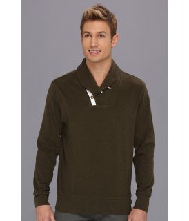 Scott James Dai Shawl Collar Sweater Mens Sweater (Green)