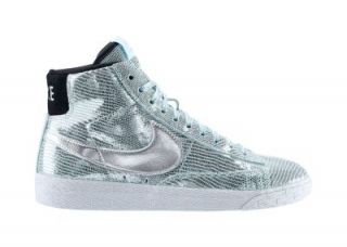 Nike Blazer Mid Womens Shoes   Metallic Silver