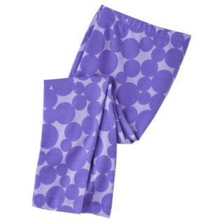 Circo Infant Toddler Girls Circle Print Legging   Purple 5T