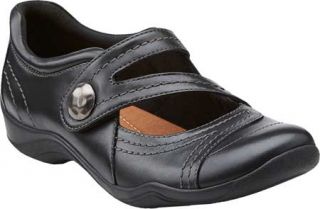 Womens Clarks Kessa Agnes   Black Leather Casual Shoes