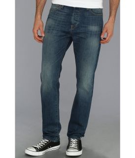 Lucky Brand One Authentic Skinny   Button Fly Mens Jeans (Blue)