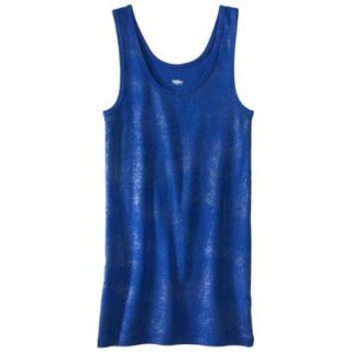 Mossimo Womens Layering Tank   Athens Blue Foil S