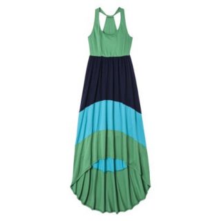 Mossimo Supply Co. Juniors Colorblock Racer Maxi Dress   Perfect Mint/Oxford