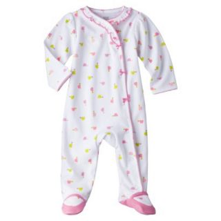 Just One YouMade by Carters Newborn Girls Sleep N Play   White/Lt Pink NB