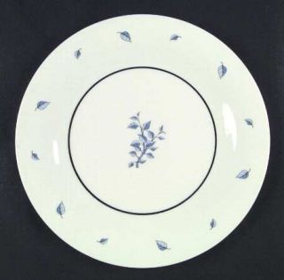 Haviland Luanda Dinner Plate, Fine China Dinnerware   New York, Blue Leaves Rim