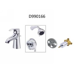 Danze D990166 Corsair  Single Handle Lav Faucet, Tub & Shower Trim, & Valve (Com