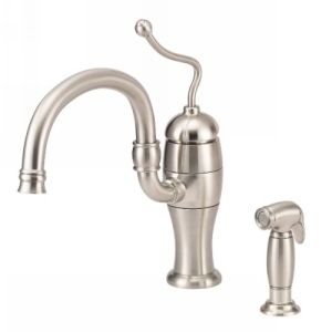 Danze D407521SS Antioch  Single Handle Kitchen Faucet With Side Spray