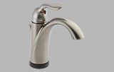 Delta 538TSSDST Bathroom Faucet, Lahara SingleHandle Centerset Diamond Seal Technology Stainless Steel