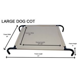 Kennel Pro Heavy Duty Canvas Cot Dog Furniture Style ldogcot / sdogcot Size 
