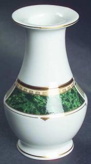 Nikko Crown Jewel Small Candlestick, Fine China Dinnerware   Fine China,Green Ma