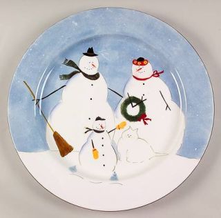Oneida Snow Family 16 Chop Plate (Round Platter), Fine China Dinnerware   Snowm