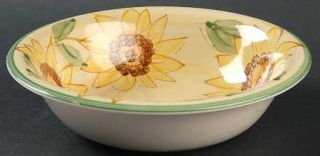 Gibson Designs Gid106 Soup/Cereal Bowl, Fine China Dinnerware   Yellow Sunflower