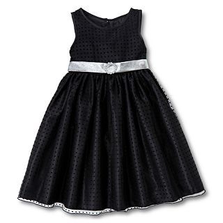 Princess Faith Dotted Swiss Dress   Girls 2t 4t, Black, Girls