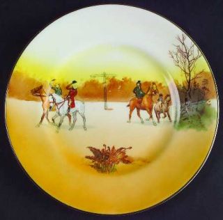 Royal Doulton Hunting (John Peel,Bone) Salad Plate, Fine China Dinnerware   John