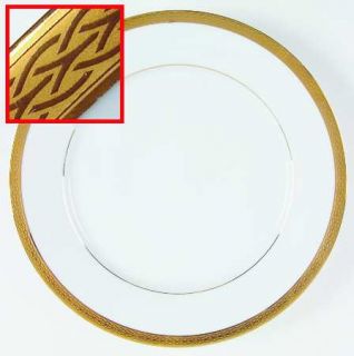 Noritake QueenS Gold Dinner Plate, Fine China Dinnerware   Contemporary, Gold E