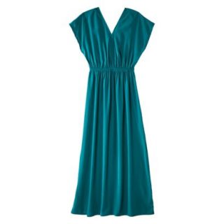 Merona Petites Short Sleeve Maxi Dress   Blue LP
