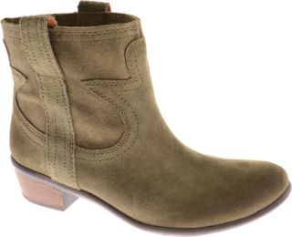 Womens Lucky Brand Terra   Dark Olive Oiled Suede Boots