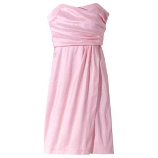 TEVOLIO Womens Shantung Strapless Dress   Pink Lemonade   14