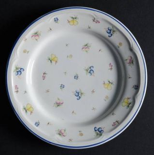 Gibson Designs Picadelly Salad Plate, Fine China Dinnerware   Small Fruits&Flowe