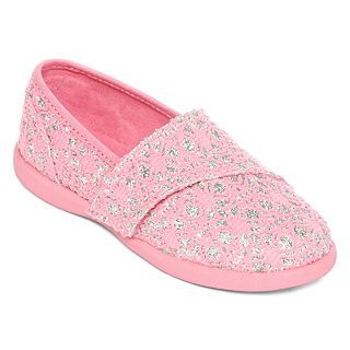Okie Dokie Lacey Toddler Girls Slip On Shoes, Pink