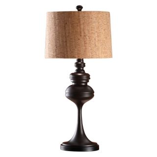 Crestview Collection Coffee Brown Table Lamp   CVAER009