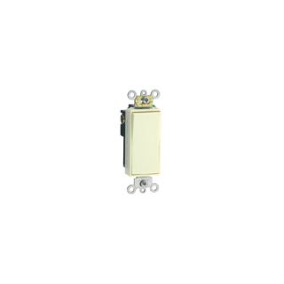 Leviton 56932I Light Switch, Decora Plus Rocker Switch, Commercial Grade, 3Way Ivory