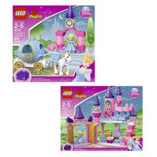 LEGO DUPLO Cinderellas Carriage and Cinderellas Castle Bundle