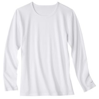 C9 by Champion Womens Thermal Silk Weight Long Sleeve Top   White L