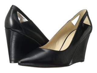 Nine West Wayno Womens Wedge Shoes (Black)