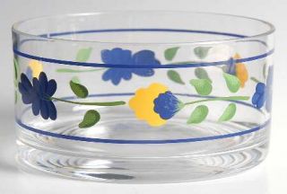 Dansk San Nicolo 5 Plastic All Purpose Bowl, Fine China Dinnerware   Blue&Yello