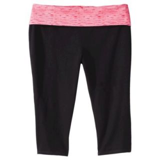 Mossimo Supply Co. Juniors Plus Size Capri Pants   Black/Pink 4