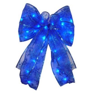 Decorative LED All Purpose Bow   Blue