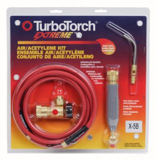 Turbo Torch X5B Light Duty Extreme Torch Kit Air Acetylene, 1.5