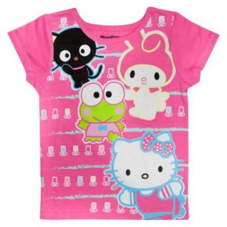 Hello Kitty & Friends Infant Toddler Girls Short Sleeve Tee   Pink 5T