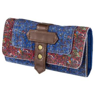 Mossimo Supply Co. Floral Print Wallet   Blue