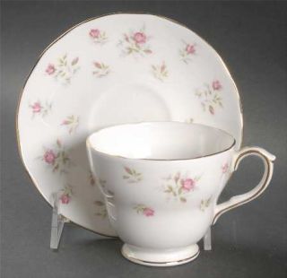 Duchess Marie Footed Cup & Saucer Set, Fine China Dinnerware   Sprays Of Roses
