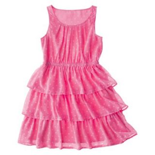 Cherokee Girls Dress   Dazzle Pink XL