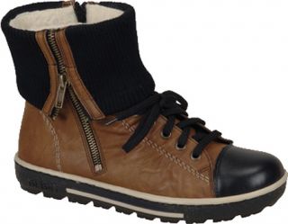 Womens Rieker Antistress Sydney 60   Black Fino/Nut Guinea Boots