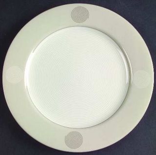 Mikasa Audition Salad Plate, Fine China Dinnerware   Ultima+,Gray/White Geometri