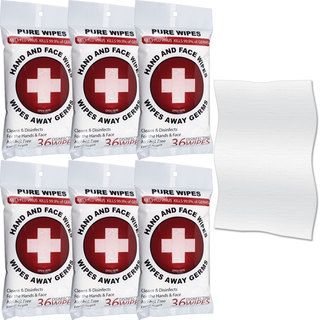216 Pure First Aid Disinfecting Wipes For Hands And Face (1.5 poundsQuantity 6 packages   216 wipesTargeted area Hands and face We cannot accept returns on this product.Due to manufacturer packaging changes, product packaging may vary from image shown. 