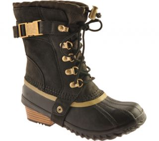 Womens Sorel Conquest Carly Short   Black Boots