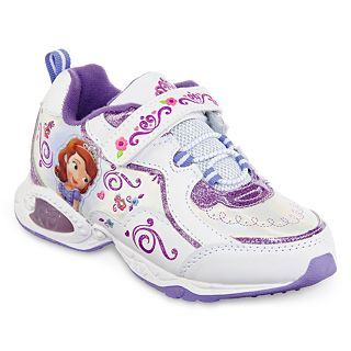 Disney Sofia the First Toddler Girls Athletic Shoes, Purple/White, Purple/White,