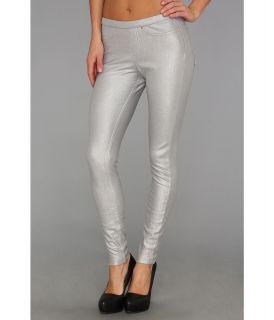 HUE Pearlized Jeans Legging Womens Jeans (Gray)